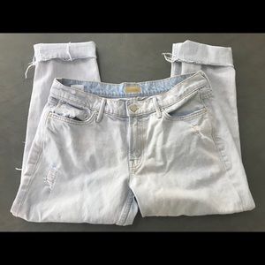 MOTHER Jeans The Dropout Fray Get Blondie 29